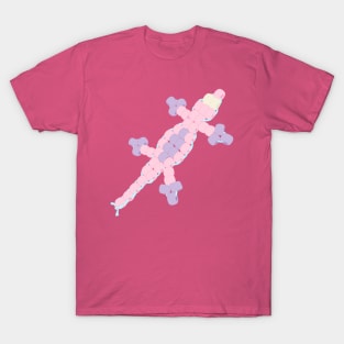 90s Bead Lizard (pink and purple) T-Shirt